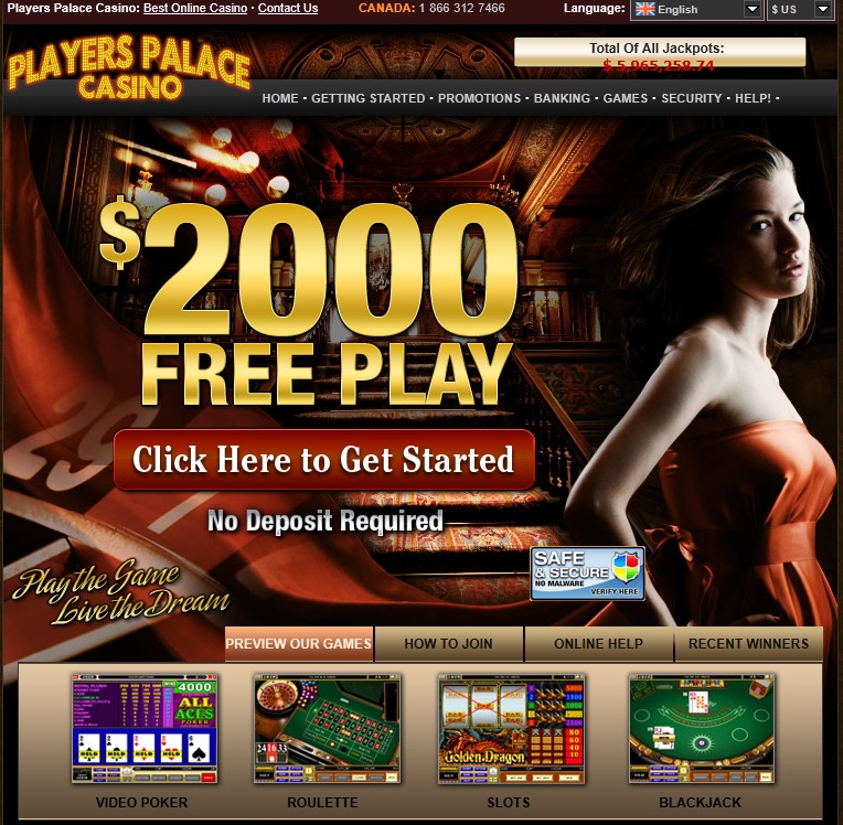 players palace online casino